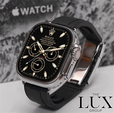 womans rolex watch with black face|rolex face for apple watch.